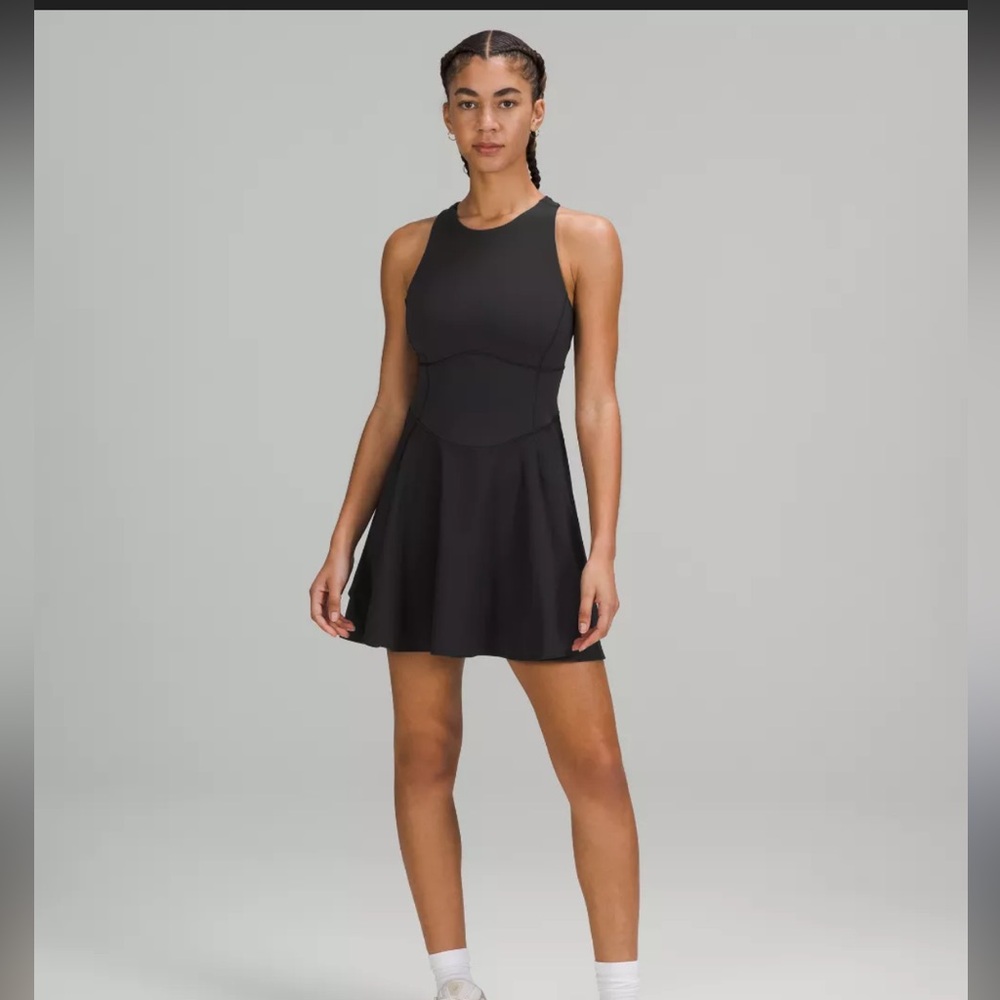 Lululemon Court Crush Black Dress